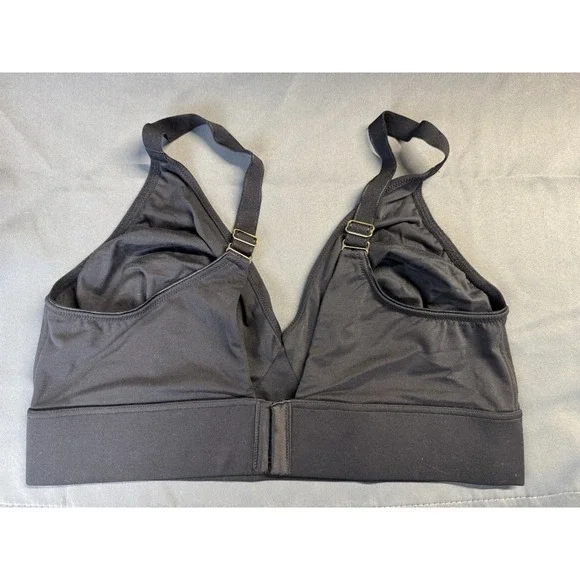 Soma Embraceable Black Wireless Tailored Unlined Bra XXL Everyday Comfort - Picture 2 of 3